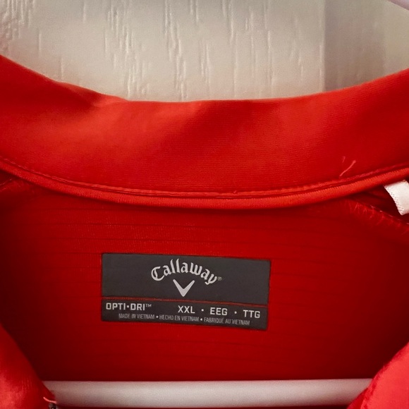 Callaway Red Opti-Dri Pullover - Picture 2 of 2